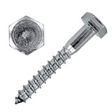 Шуруп саморез 10х70 с шестигранной головкой DIN 571